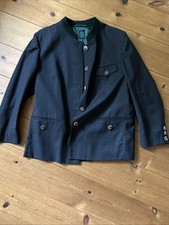 Janker Jacke Grau mit grünem