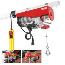 Seilwinde mit Lastenhaken 230v Flaschenzug Seilzug Motorwinde Hebezug Elektro 
