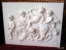 Stucco - Stuck -  Engel - Relief  Engelchen 101-355  Löwe  40 x 30,5 cm