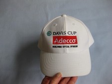 Davis Cup Tennis Kappe weiß Adecco  verstellbar