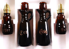 CAH Heinz-Glas - Menage Set - Öl Essig Pfeffer Salz Spender - unbenutzt - RAR