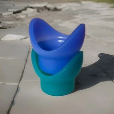 Tupperware Eierbecher 3881 Junge Welle Blau Oder Grün Je Nach Wunsch 