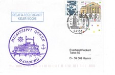 Schiffspost Raddampfer