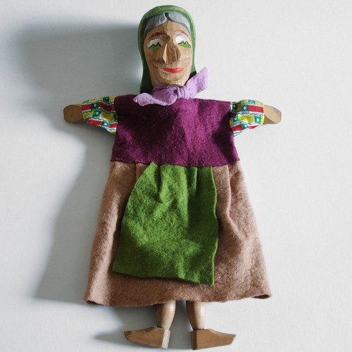 Vintage handpuppe lotte - vintage,