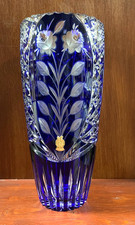 Große Vase Bleikristall