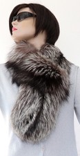 Pelz Schal Silberfuchs Kragen