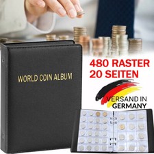 480 Taschen Münzenalbum