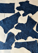 Rindleder blau 1kg Reststücke