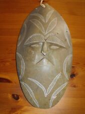 alte dekorative Speckstein Maske Schale 3,7 Kilo 49 x 24,5 x 9 cm Wandschmuck