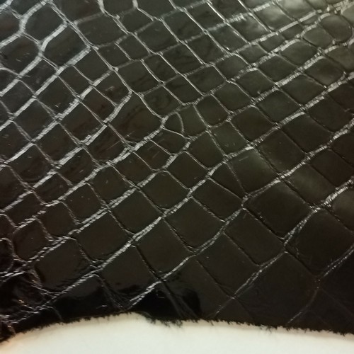 Lackleder krokolederhaut - lackleder,