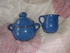 ❤️ Friesland Ammerland ❤️  Milchkännchen & großer Zucker Topf Senf Kandis