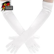 Lange Seidenhandschuhe Satin