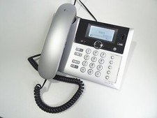 Sinus PA 503i ISDN Telefon silber mit Anrufbeantworter und Netzteil wie PA 302i
