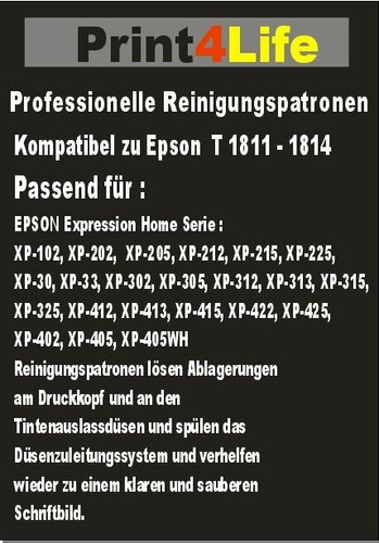 Reinigungspatronen für - 4,