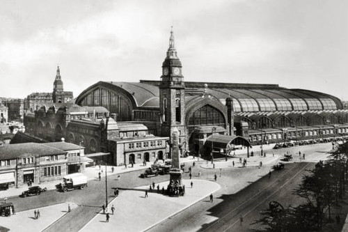 Ein blick auf den - blick, stadtbahnhof