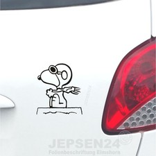 Aufkleber Snoopy Baron 13cm