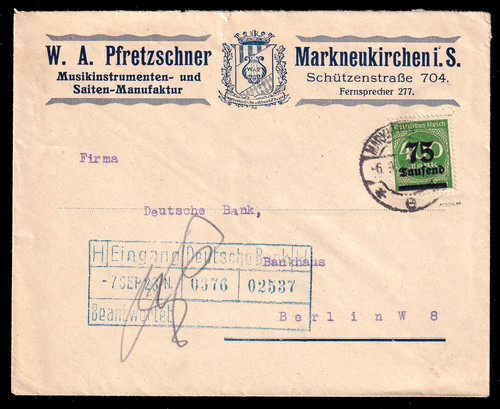 Deutsches reich 287 brief - deutsches,