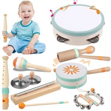 Montessori Musikspielzeug aus Holz – Baby Instrumente Set | Lernspielzeug