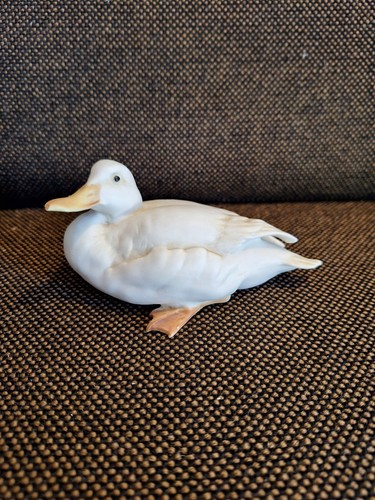Bisquitporzellanfigur ente - bisquitporzellanfigur, ak