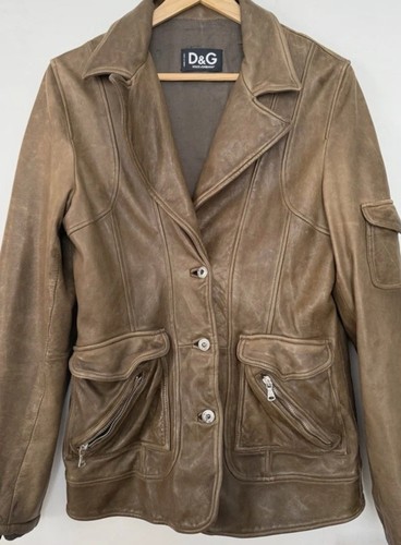 Dolce gabbana lederjacke gr - gabbana,