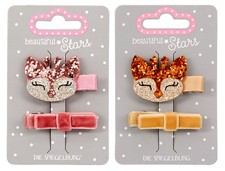 Die Spiegelburg Haarclips Reh & Schleife - beautiful Stars, sortiert