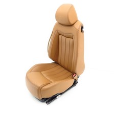 Sitz Ledersitz Cognac Braun