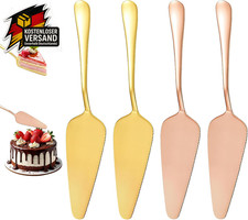 Edelstahl Tortenheber gold 4