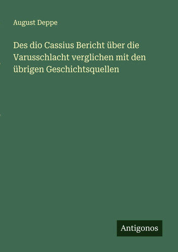 August deppe des dio - |,