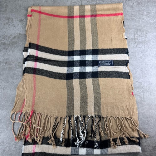 Burberrys schal 100 - 100%, lammwolle