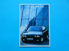 Prospekt / Katalog / Broschüre - BMW 5er E34 - 520i, 525i, 530i, 535i - 2/1989