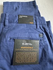 Boss herren chinohose blau - boss,