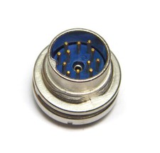 Mini-Tuchel / Kleintuchel Einbau-Stecker, 12-polig, Amphenol T3637 000, NOS