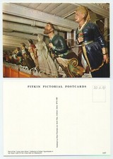 123460 - Galionsfiguren-Sammlung auf der "Cutty Sark", Greenwich - alte AK