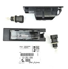 2x Originale Opel Kennzeichenleuchten Hinten Astra, Corsa, Insignia A - 13251936