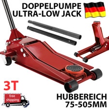 Rangierwagenheber 3t Wagenheber hydraulisch Autoheber 75-505mm Rangierwagenheber