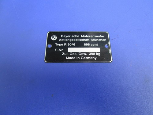 Bmw typenschild 6 - bmw,
