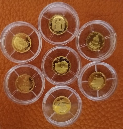 Goldmünze 999 24k x 7 - 999,