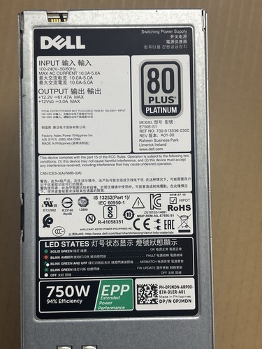 Dell server netzteil 750w - dell,