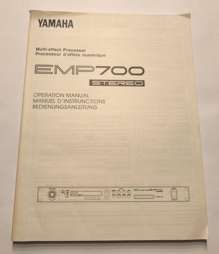 Yamaha multi effect - yamaha,