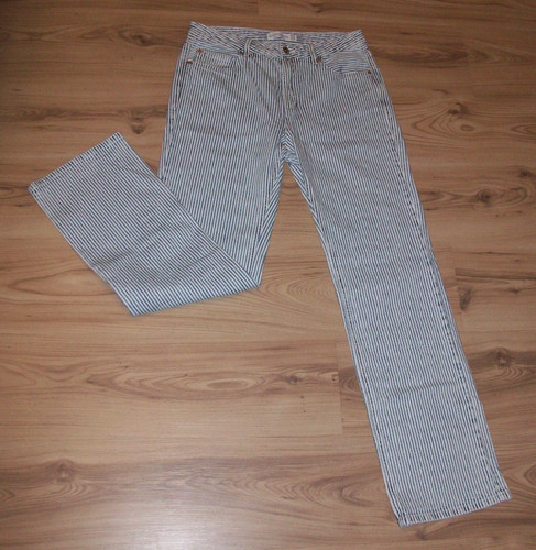 Stradivarius jeans blau - stradivarius, blau-weiß