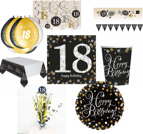 Geburtstag dekoration mit - 18.,