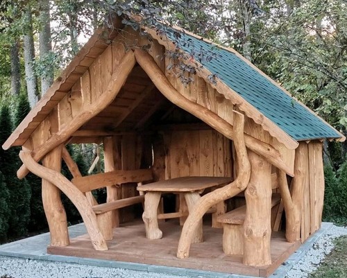 Holzpavillon gartenpavillon - -,