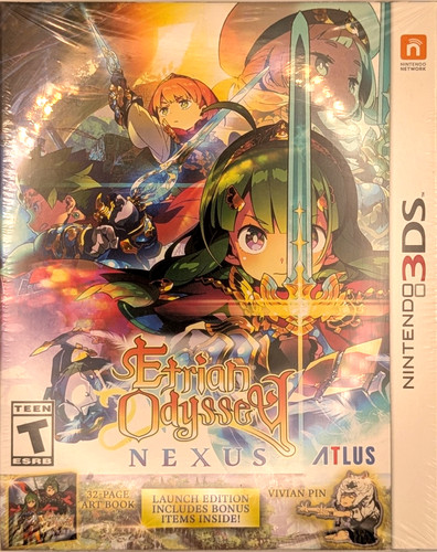 Etrian odyssey nexus launch - odyssey,