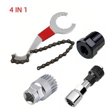4in1 Fahrrad Reparatur Werkzeug Set Tretlager Kurbelabzieher Kurbel Puller