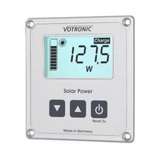 Votronic LCD-Solar-Computer S, Solarcomputer 12V und 24V,Strom, Leistg, Volt, Ah