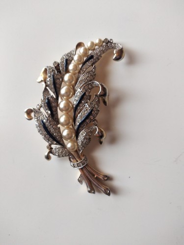 Pelzclip trifari modeschmuck - pelzclip,