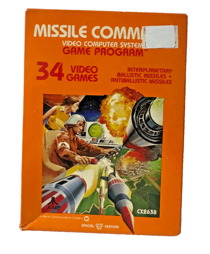 Vintage atari 2600 - vintage, missile