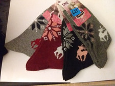 2 PAAR  Damen  Angorasocken