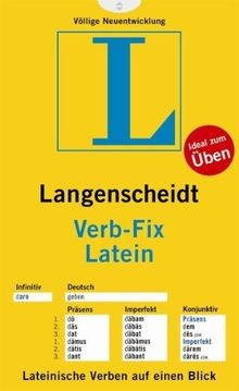Langenscheidt verb fix - verb-fix, latein
