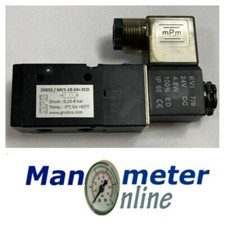 3/2 Wege Magnetventil G 1/8 monostabil 24 V Gleich 2085E NEU Pneumatik Druckluft